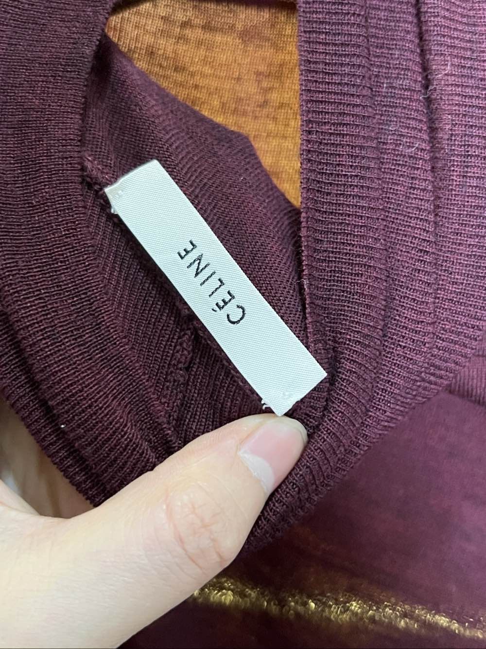 Celine CELINE Triomphe Merino Turtleneck Sweater Size S Size S / US 4 / IT 40 - 3 Thumbnail