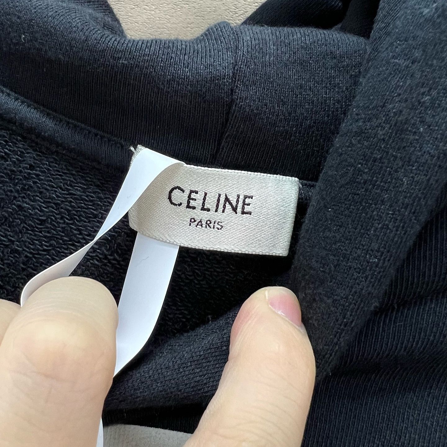 Celine CELINE Logo Graphic Hoodie Size M Size M / US 6-8 / IT 42-44 - 3 Thumbnail