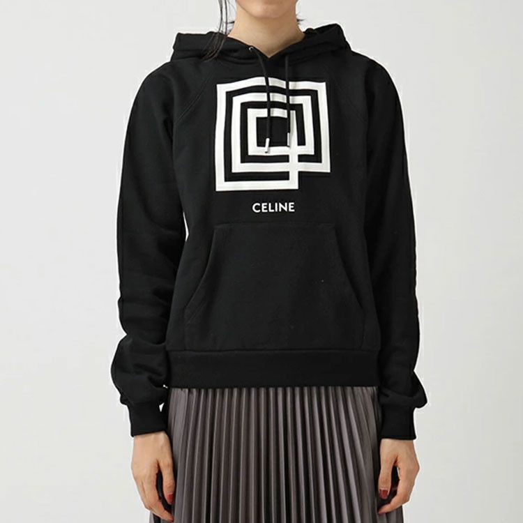 Celine CELINE Logo Graphic Hoodie Size M Size M / US 6-8 / IT 42-44 - 7 Thumbnail