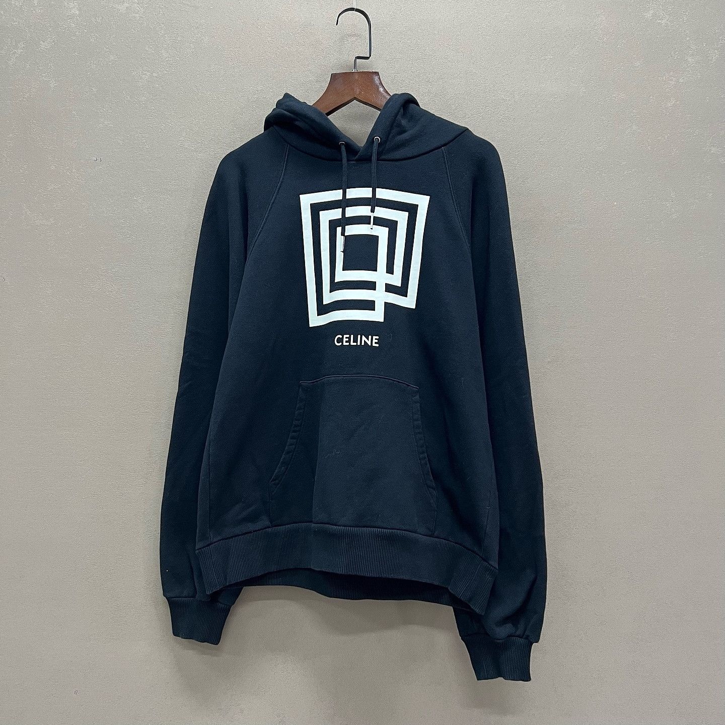 Celine CELINE Logo Graphic Hoodie Size M Size M / US 6-8 / IT 42-44 - 6 Thumbnail