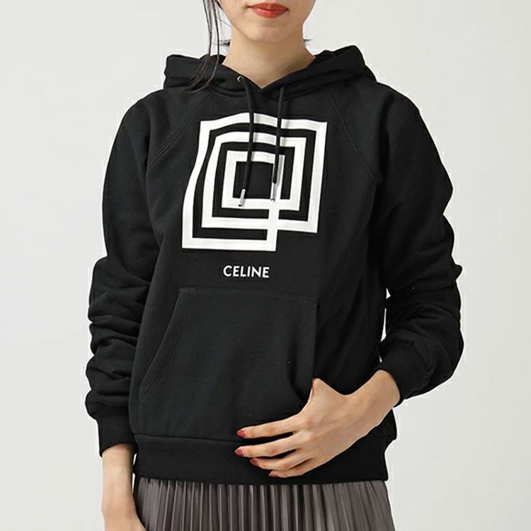 Celine CELINE Logo Graphic Hoodie Size M Size M / US 6-8 / IT 42-44 - 8 Thumbnail