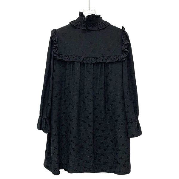 Celine Celine Triomphe Silk Mini Dress Size 34 Size XS / US 0-2 / IT 36-38 - 2 Thumbnail