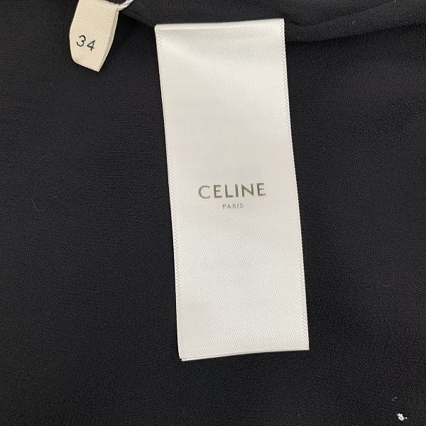 Celine Celine Triomphe Silk Mini Dress Size 34 Size XS / US 0-2 / IT 36-38 - 4 Thumbnail