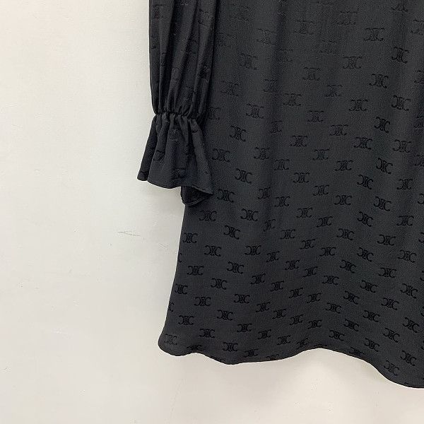 Celine Celine Triomphe Silk Mini Dress Size 34 Size XS / US 0-2 / IT 36-38 - 6 Thumbnail