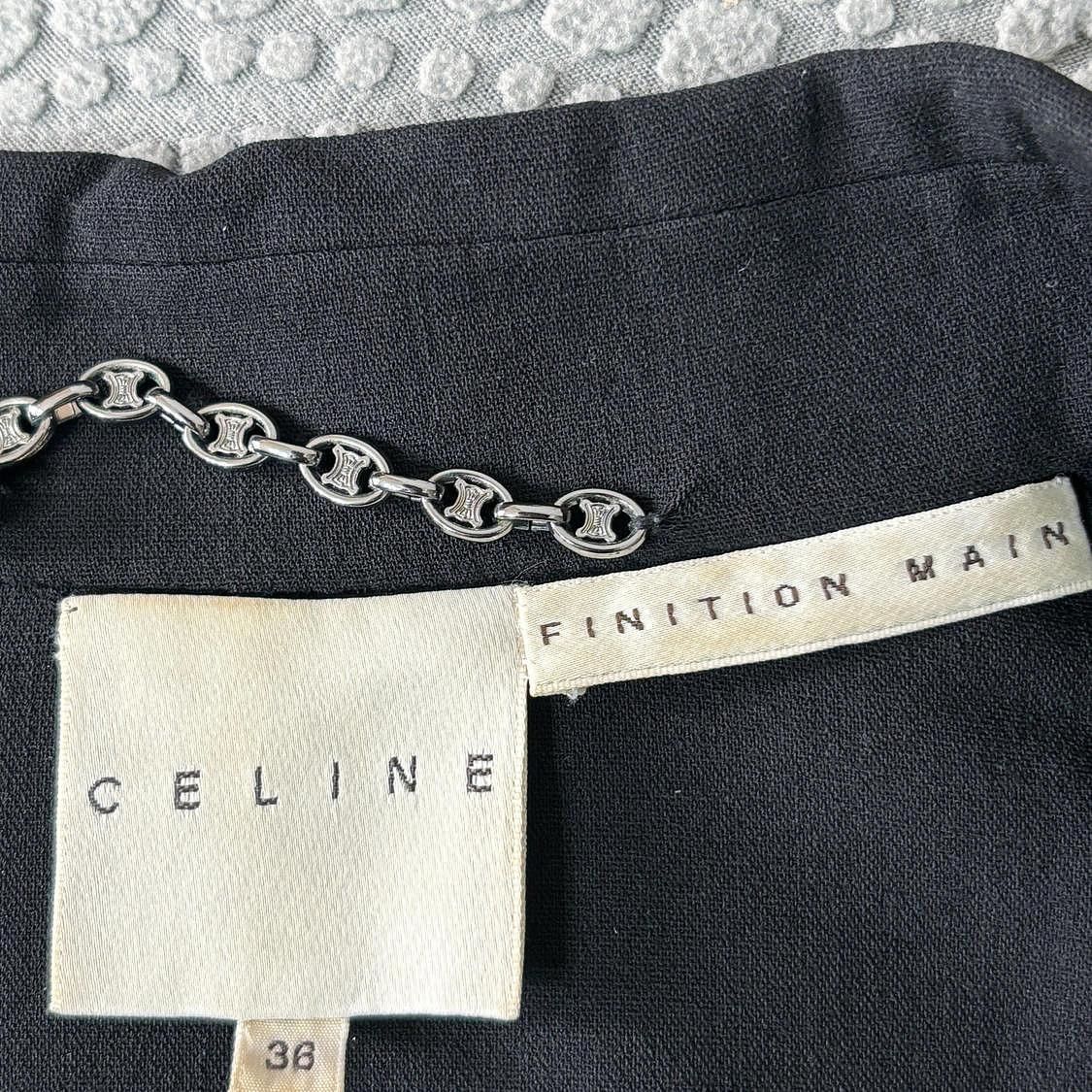Celine Celine Wool Blend Blazer Size 36 Size XS / US 0-2 / IT 36-38 - 3 Thumbnail