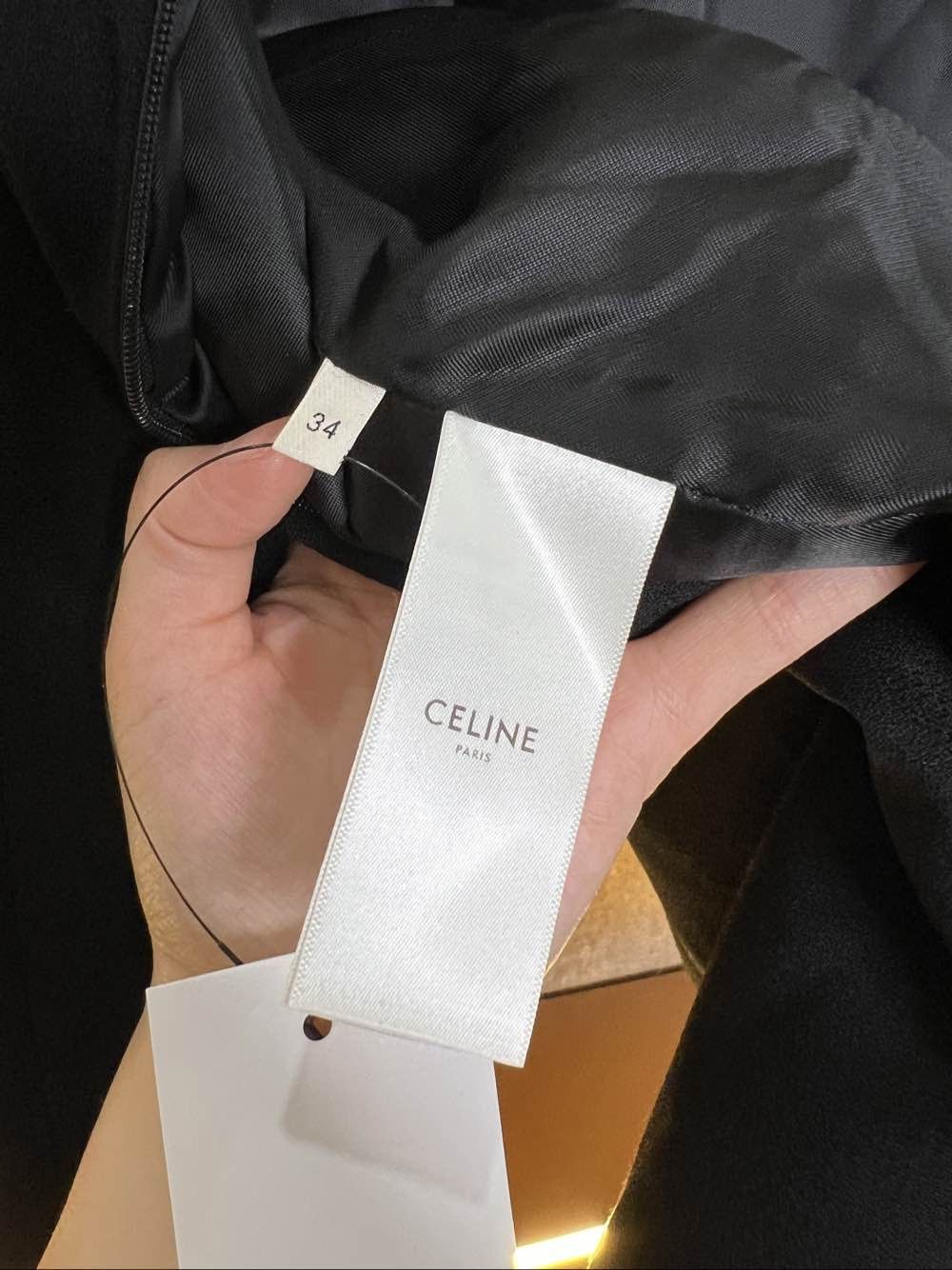 Celine Celine Wool High Neck Mini Dress Size 34 Size XS / US 0-2 / IT 36-38 - 4 Thumbnail
