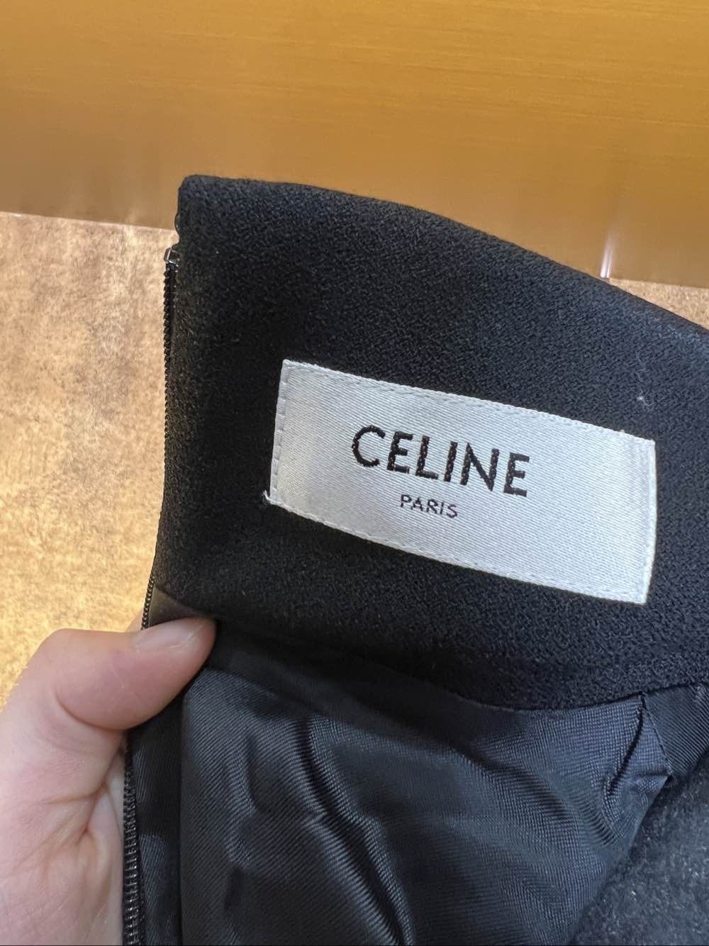 Celine Celine Wool High Neck Mini Dress Size 34 Size XS / US 0-2 / IT 36-38 - 3 Thumbnail