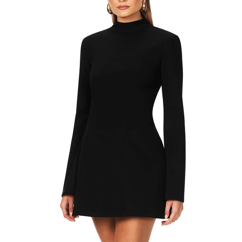 Celine Celine Wool High Neck Mini Dress Size 34 Size XS / US 0-2 / IT 36-38 - 6 Thumbnail