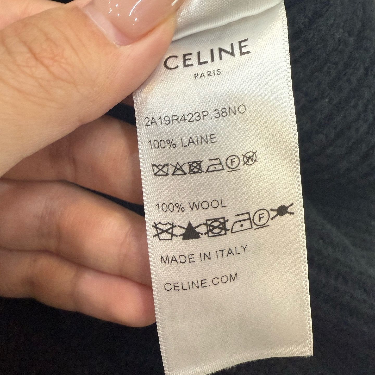 Celine Celine Logo Wool Sweater Size L Size L / US 10 / IT 46 - 5 Thumbnail