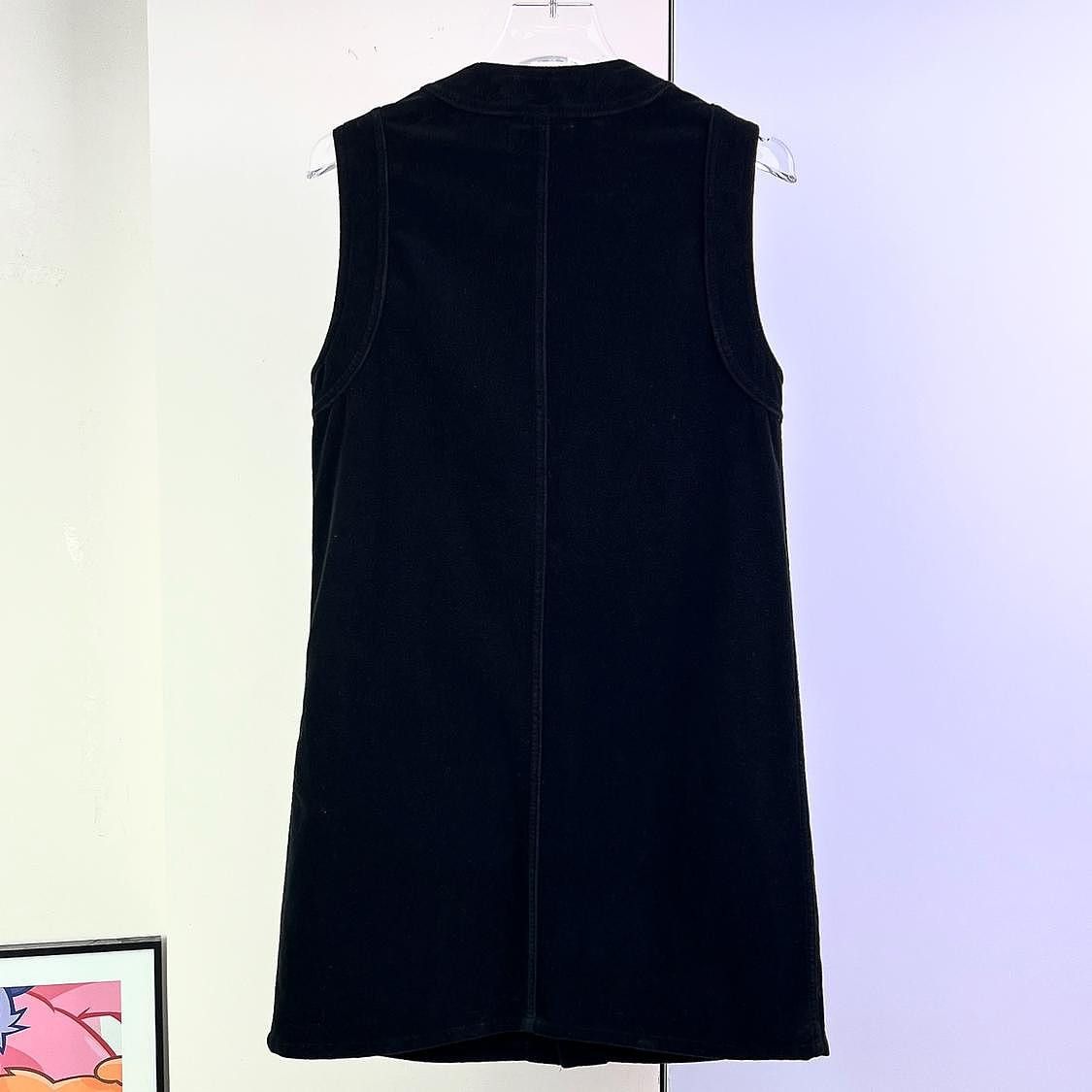 Celine Celine Gold Button Sleeveless Dress Size S Size S / US 4 / IT 40 - 2 Thumbnail