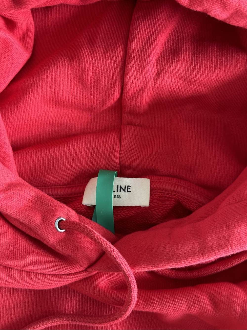Celine Celine Logo Hoodie Red Size S Size US S / EU 44-46 / 1 - 3 Thumbnail
