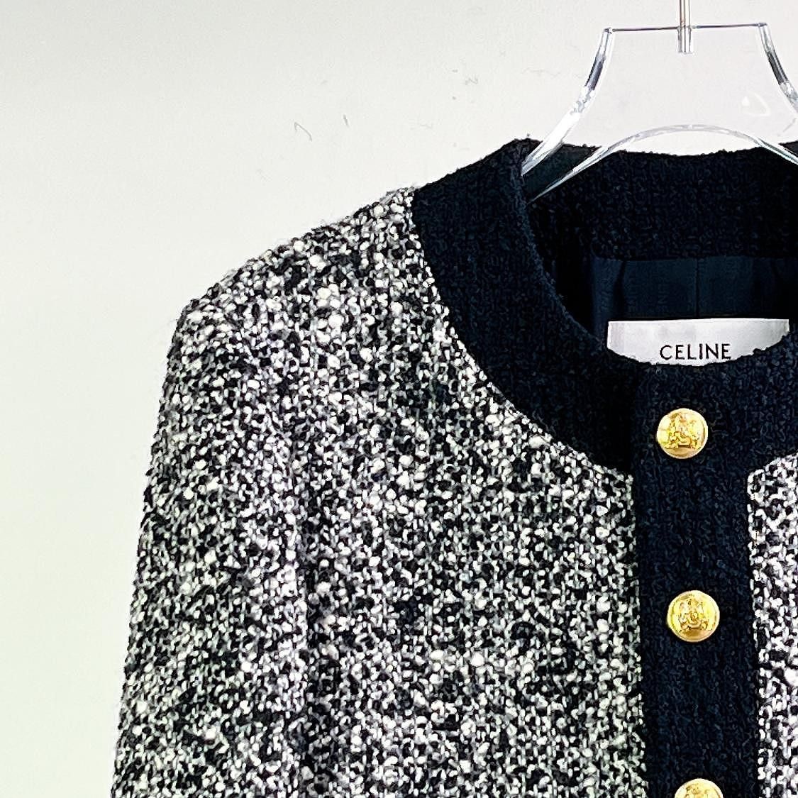 Celine Celine Tweed Button Up Jacket Size 34 Size XS / US 0-2 / IT 36-38 - 5 Thumbnail
