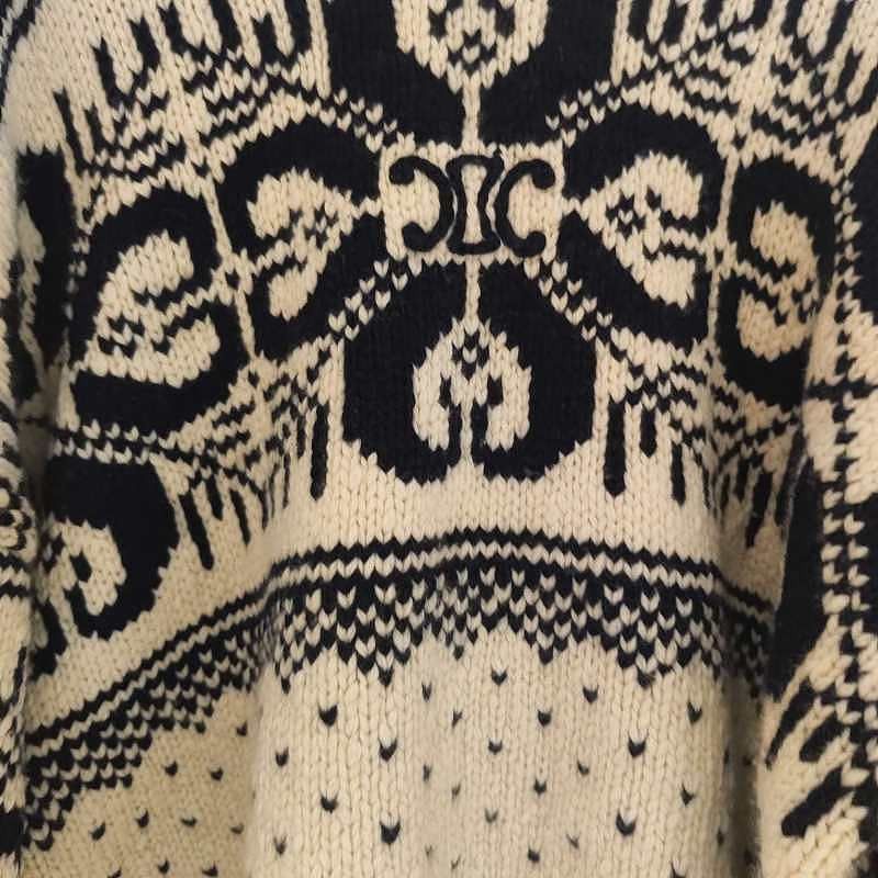Celine Celine Jacquard Knit Sweater Size S Size S / US 4 / IT 40 - 5 Thumbnail
