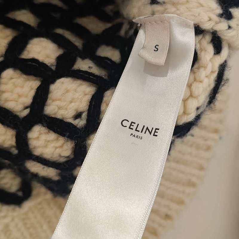 Celine Celine Jacquard Knit Sweater Size S Size S / US 4 / IT 40 - 4 Thumbnail