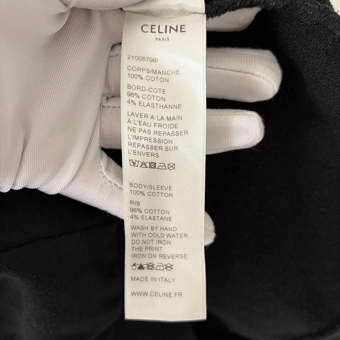 Celine Celine Logo Print Hoodie XS Size US XS / EU 42 / 0 - 4 Thumbnail