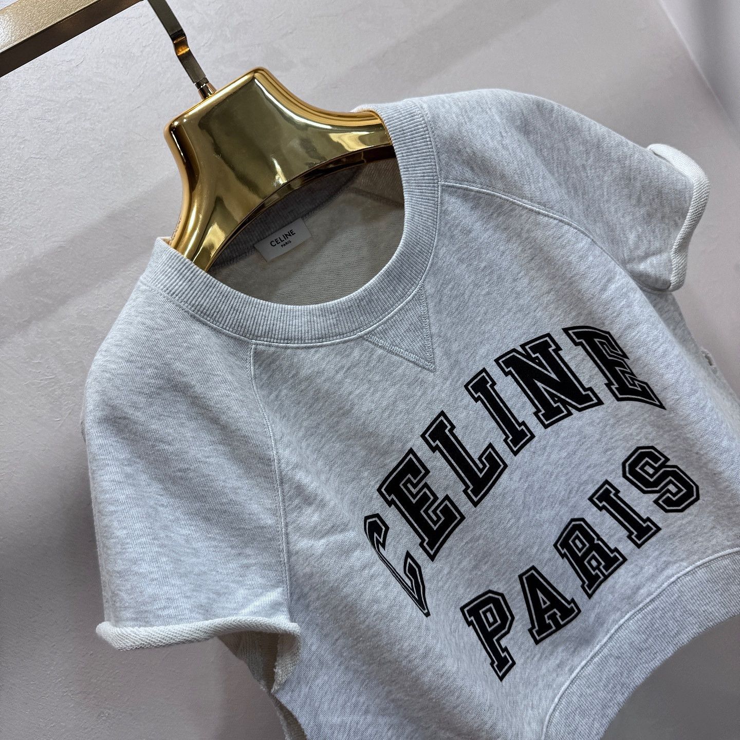 Celine Celine Logo Print Short Sleeve Sweatshirt Size M Size M / US 6-8 / IT 42-44 - 3 Thumbnail