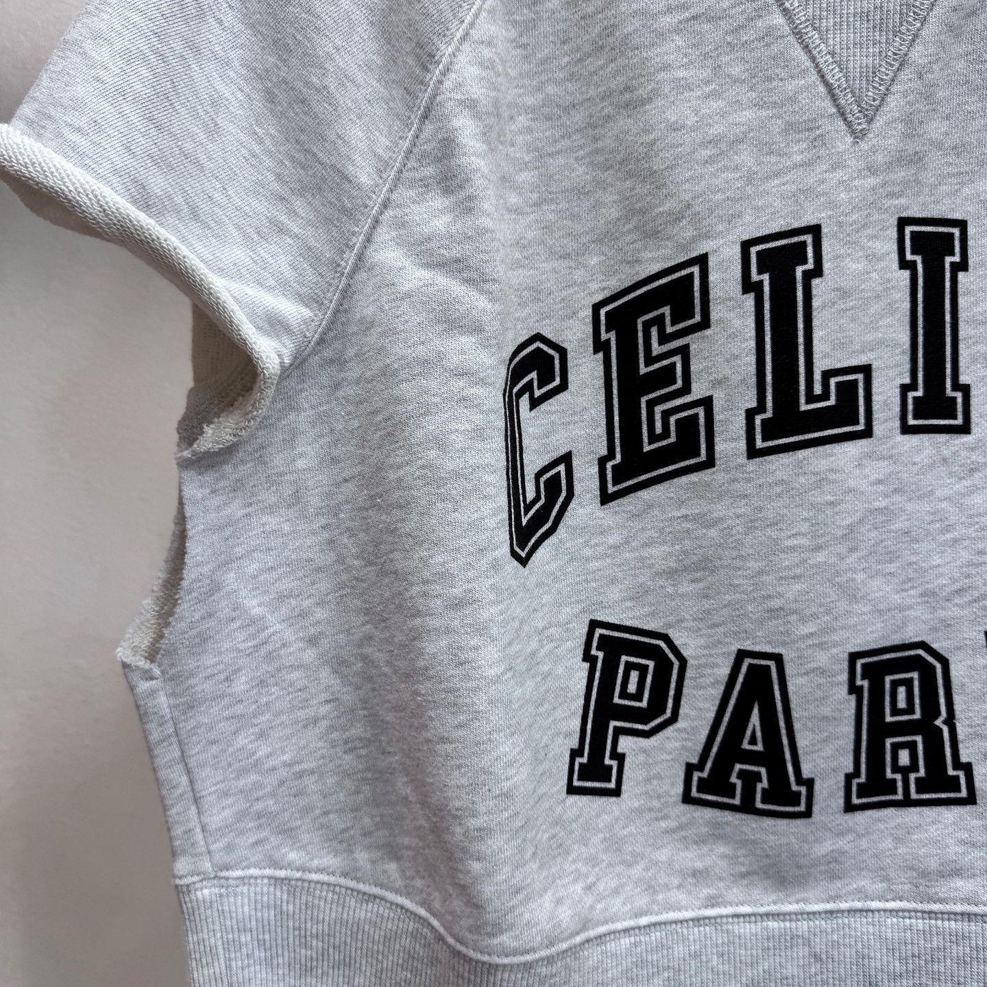 Celine Celine Logo Print Short Sleeve Sweatshirt Size M Size M / US 6-8 / IT 42-44 - 10 Thumbnail