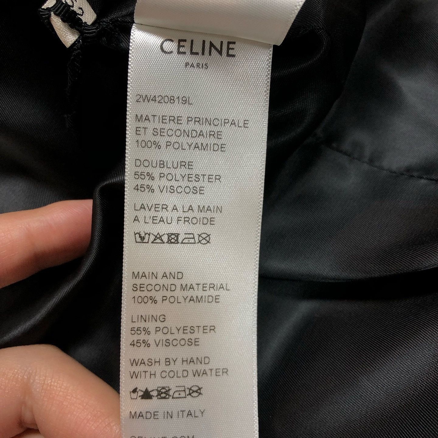 Celine Celine Checkerboard Silver Hooded Jacket Size L Size US L / EU 52-54 / 3 - 5 Thumbnail