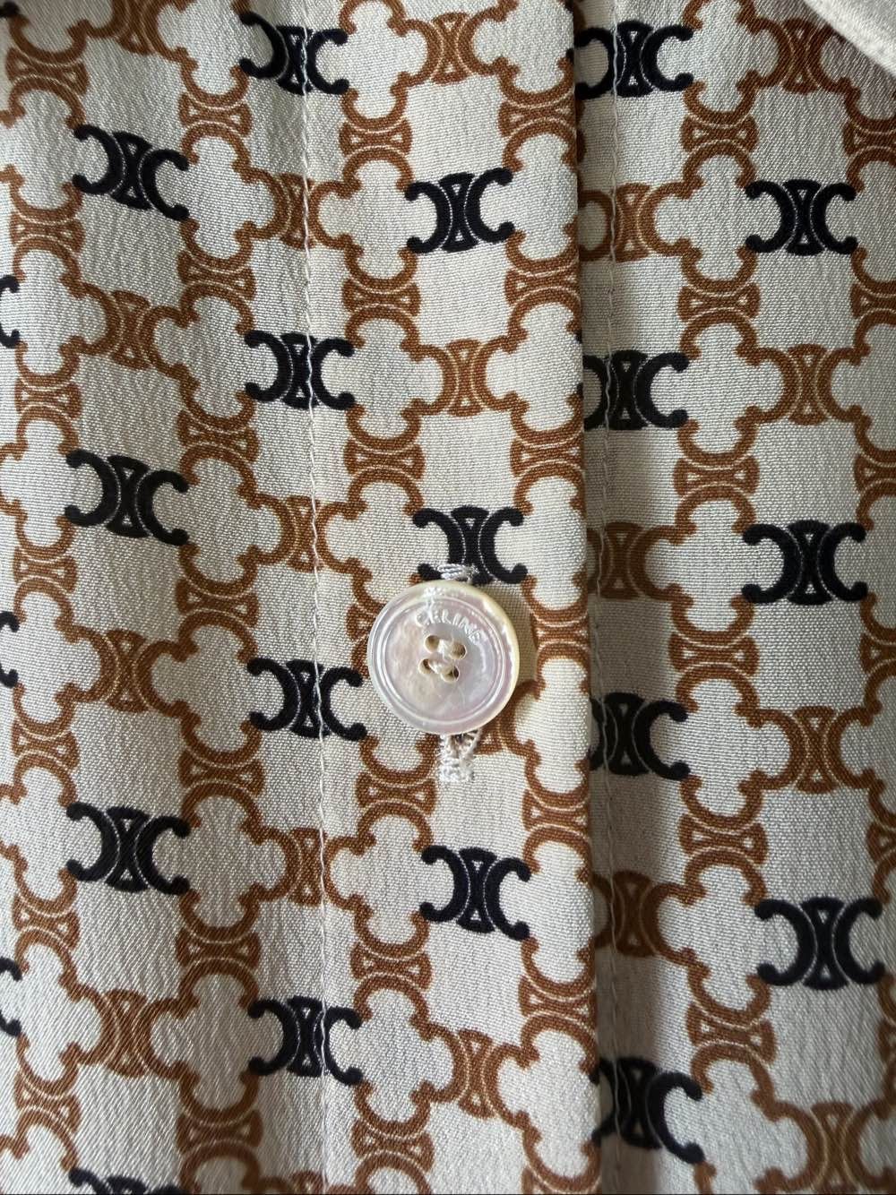 Celine Celine Triomphe Monogram Midi Dress Size 36 Size XS / US 0-2 / IT 36-38 - 5 Thumbnail