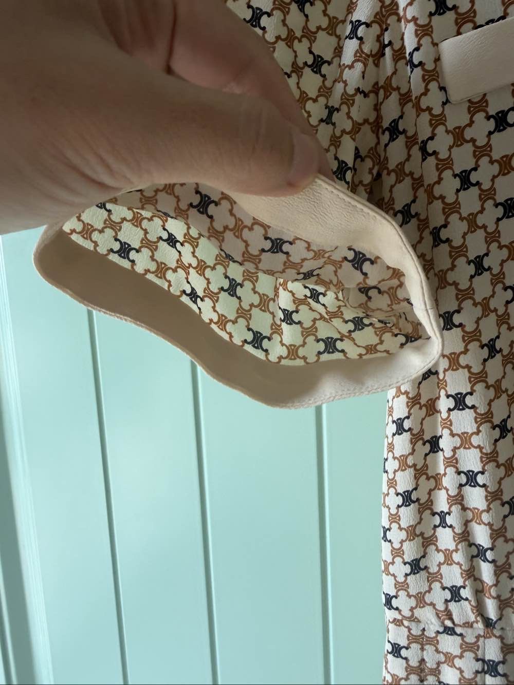 Celine Celine Triomphe Monogram Midi Dress Size 36 Size XS / US 0-2 / IT 36-38 - 7 Thumbnail