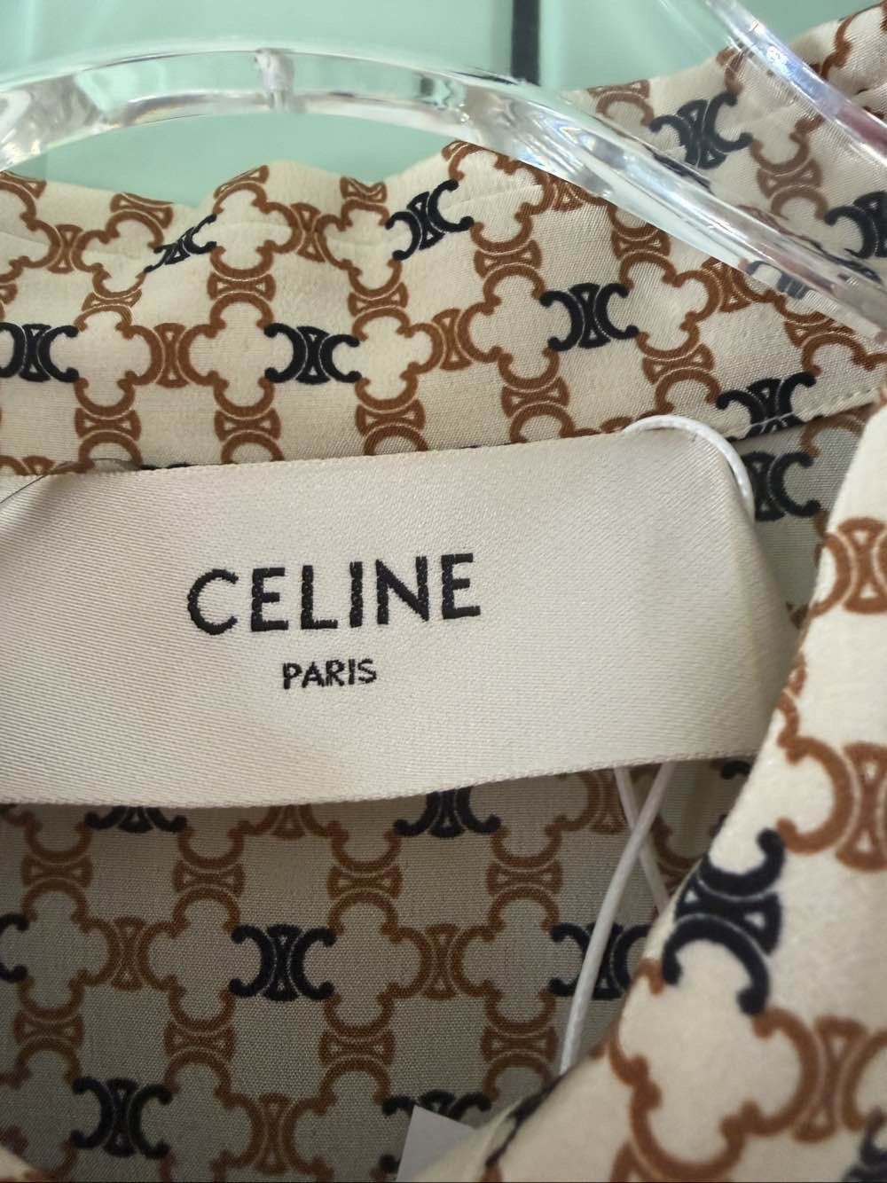 Celine Celine Triomphe Monogram Midi Dress Size 36 Size XS / US 0-2 / IT 36-38 - 3 Thumbnail