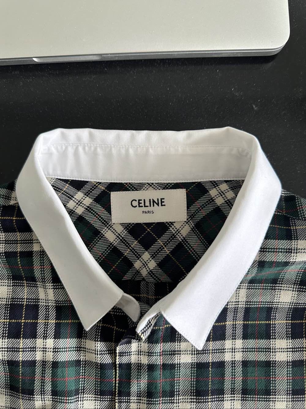 Celine Celine Plaid Cotton Button Up Shirt Size 38 Size S / US 4 / IT 40 - 3 Thumbnail