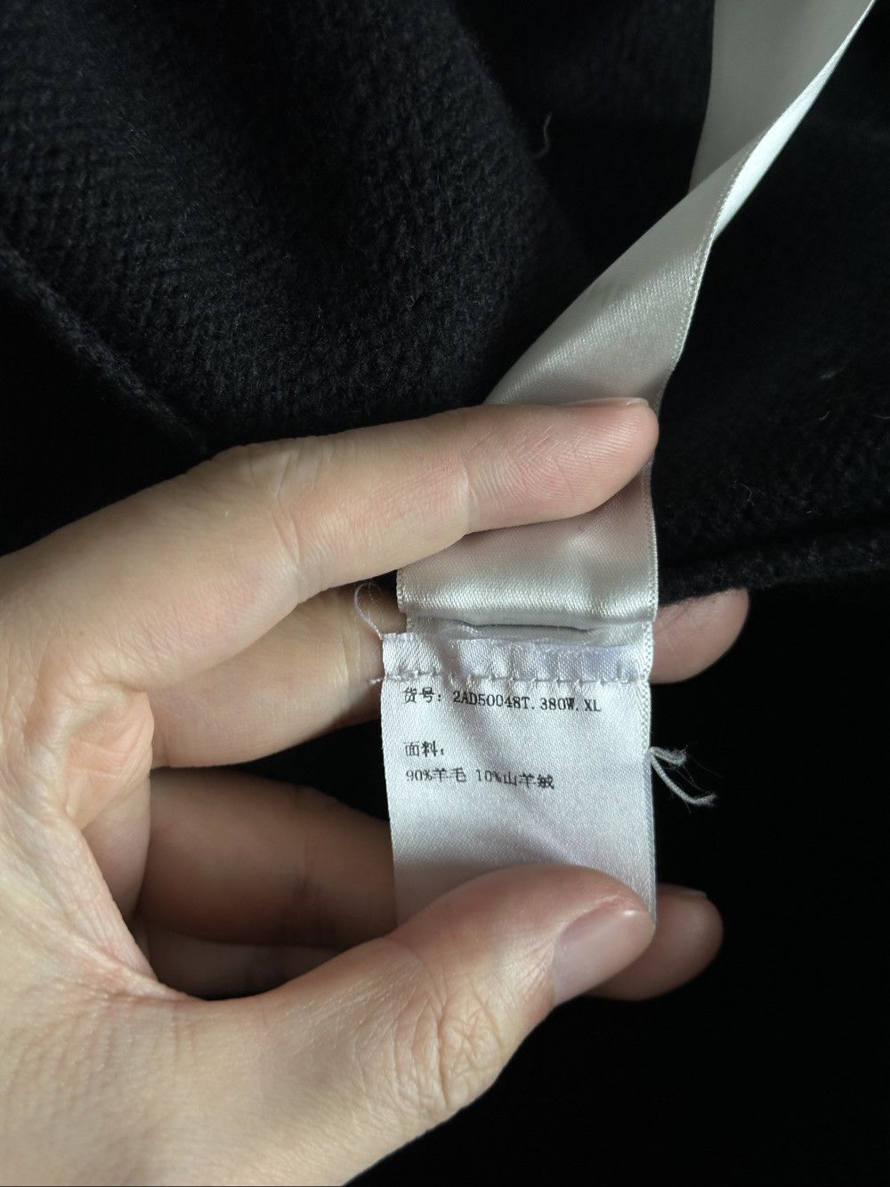 Celine CELINE Triomphe Logo Knit Zip-Up Hoodie Size XL Size US XL / EU 56 / 4 - 4 Thumbnail