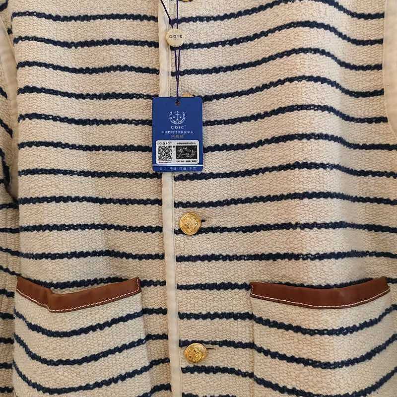 Celine Celine Striped Button Front Jacket Size 40 Size M / US 6-8 / IT 42-44 - 5 Thumbnail