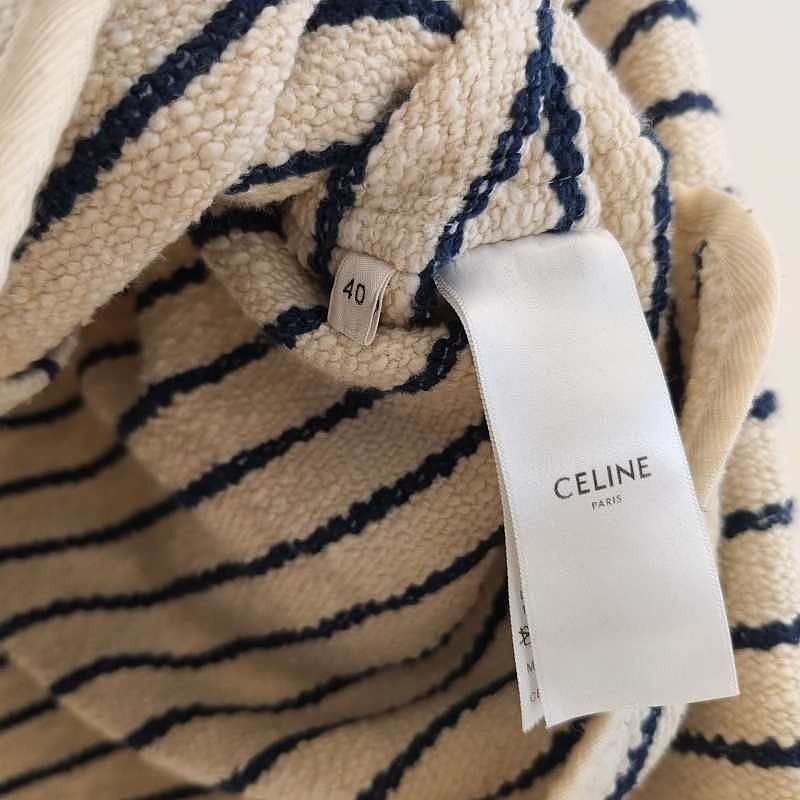 Celine Celine Striped Button Front Jacket Size 40 Size M / US 6-8 / IT 42-44 - 4 Thumbnail