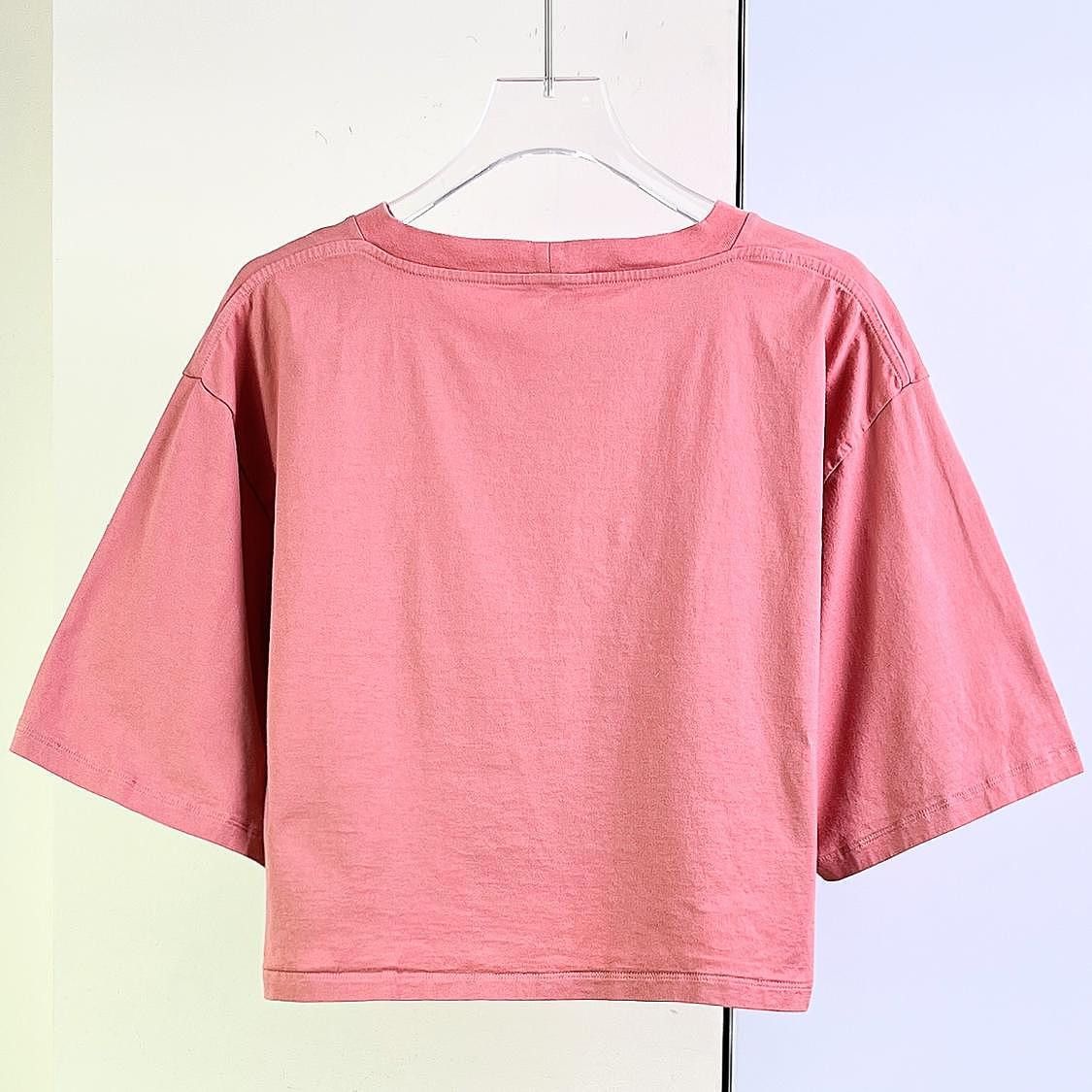 Celine Celine Pink Logo T-Shirt L Size L / US 10 / IT 46 - 2 Thumbnail