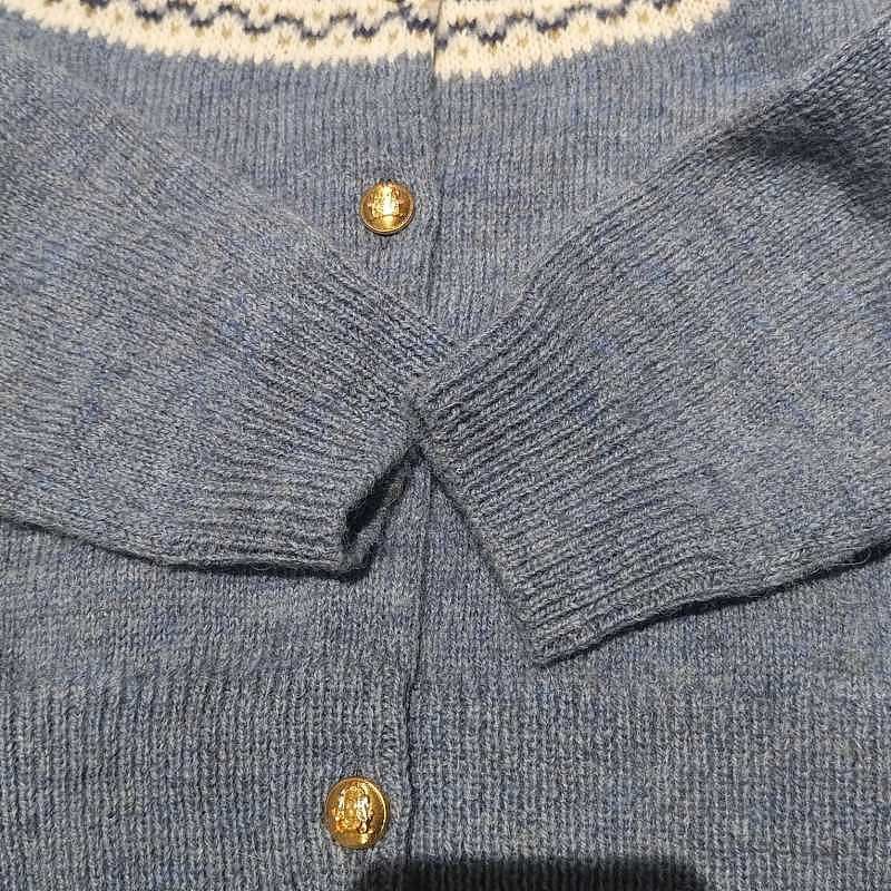 Celine Celine Fair Isle Wool Cardigan Size M Size M / US 6-8 / IT 42-44 - 7 Thumbnail