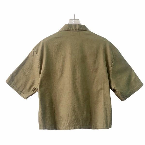 Celine Celine Military Short Sleeve Button Up Shirt Size 36 Size XS / US 0-2 / IT 36-38 - 2 Thumbnail
