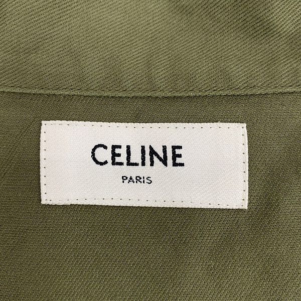 Celine Celine Military Short Sleeve Button Up Shirt Size 36 Size XS / US 0-2 / IT 36-38 - 3 Thumbnail