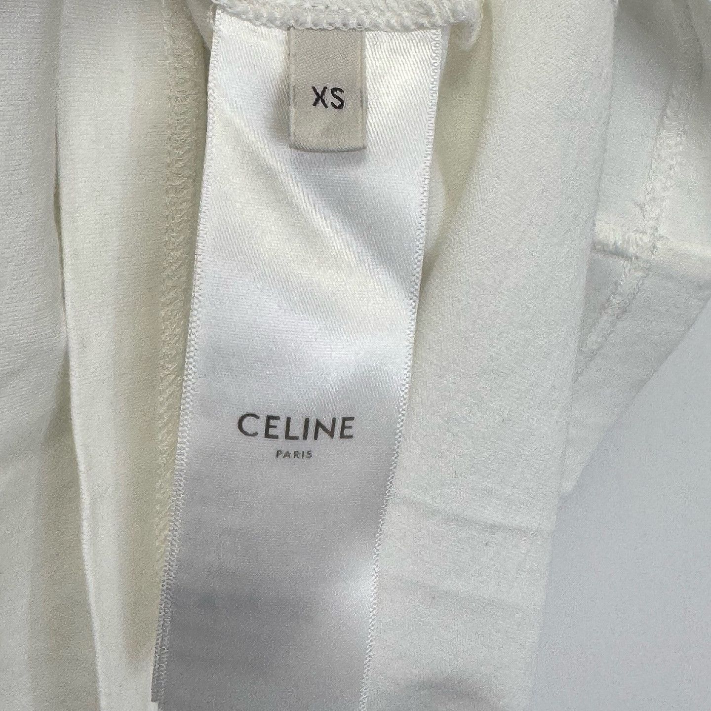 Celine Celine Paris Anchor Logo Short Sleeve T-Shirt Size XS Size XS / US 0-2 / IT 36-38 - 4 Thumbnail