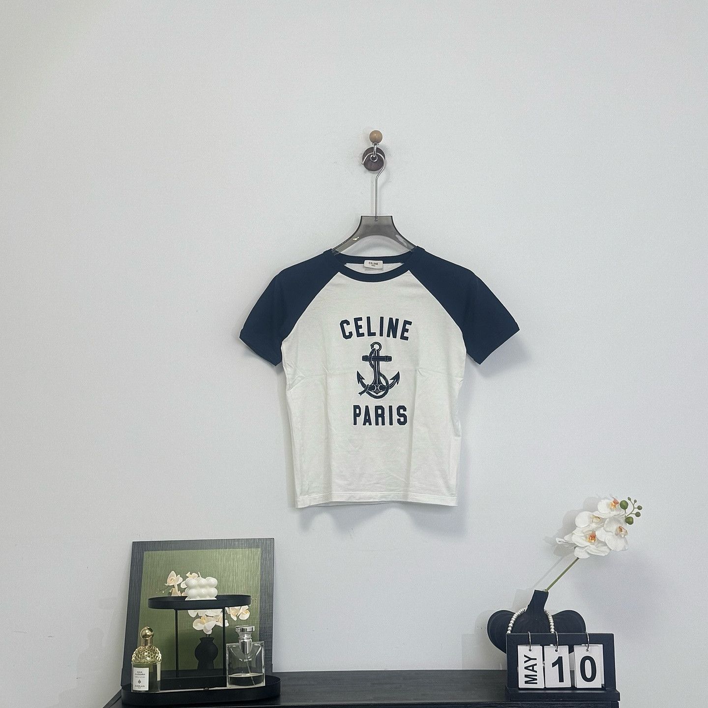 Celine Celine Paris Anchor Logo Short Sleeve T-Shirt Size XS Size XS / US 0-2 / IT 36-38 - 5 Thumbnail