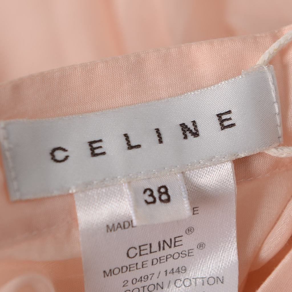 Celine CELINE Pink Silk Blend Button Up Shirt Size 38 Size S / US 4 / IT 40 - 3 Thumbnail