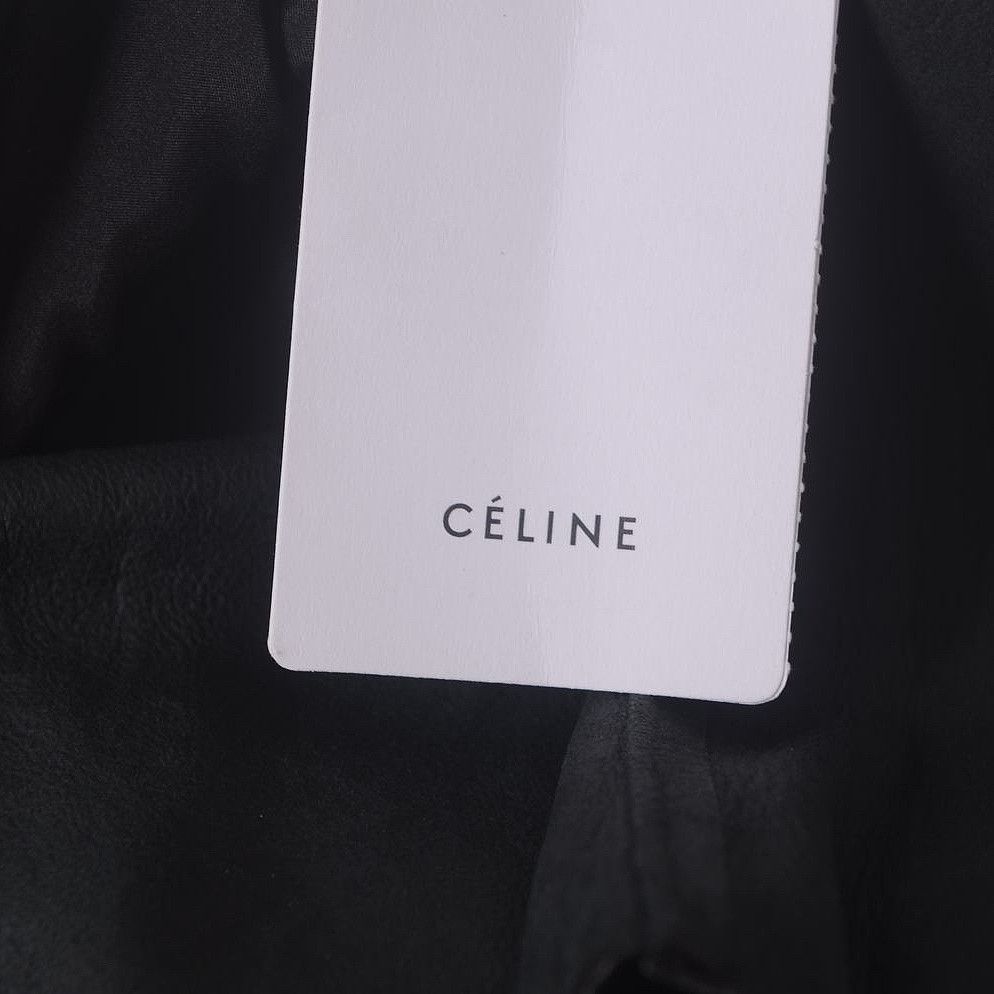 Celine Celine Lambskin V-Neck Midi Dress Size 38 Size S / US 4 / IT 40 - 18 Thumbnail