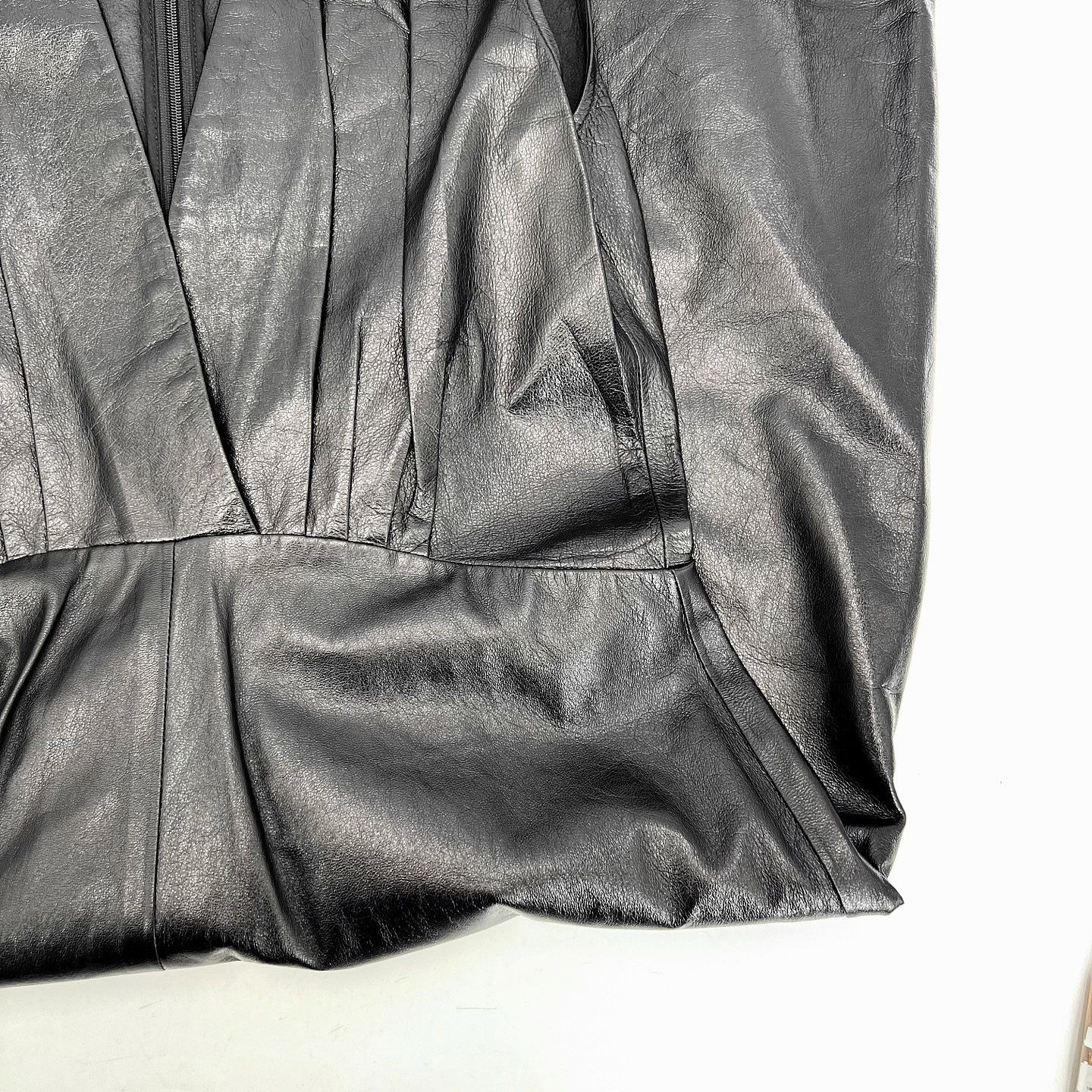 Celine Celine Lambskin V-Neck Midi Dress Size 38 Size S / US 4 / IT 40 - 9 Thumbnail