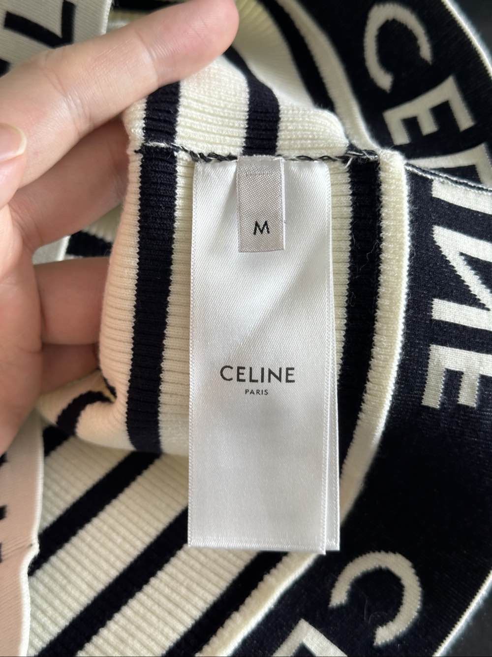 Celine Celine Logo Striped Tank Top Size M Size M / US 6-8 / IT 42-44 - 4 Thumbnail