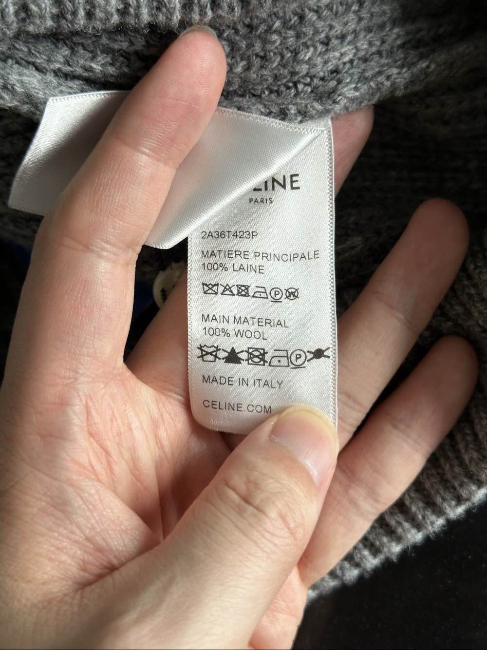 Celine Celine Logo Knit Hoodie Size M Size M / US 6-8 / IT 42-44 - 4 Thumbnail