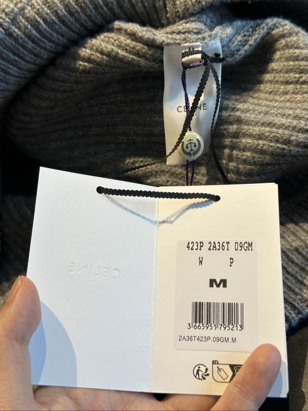 Celine Celine Logo Knit Hoodie Size M Size M / US 6-8 / IT 42-44 - 5 Thumbnail