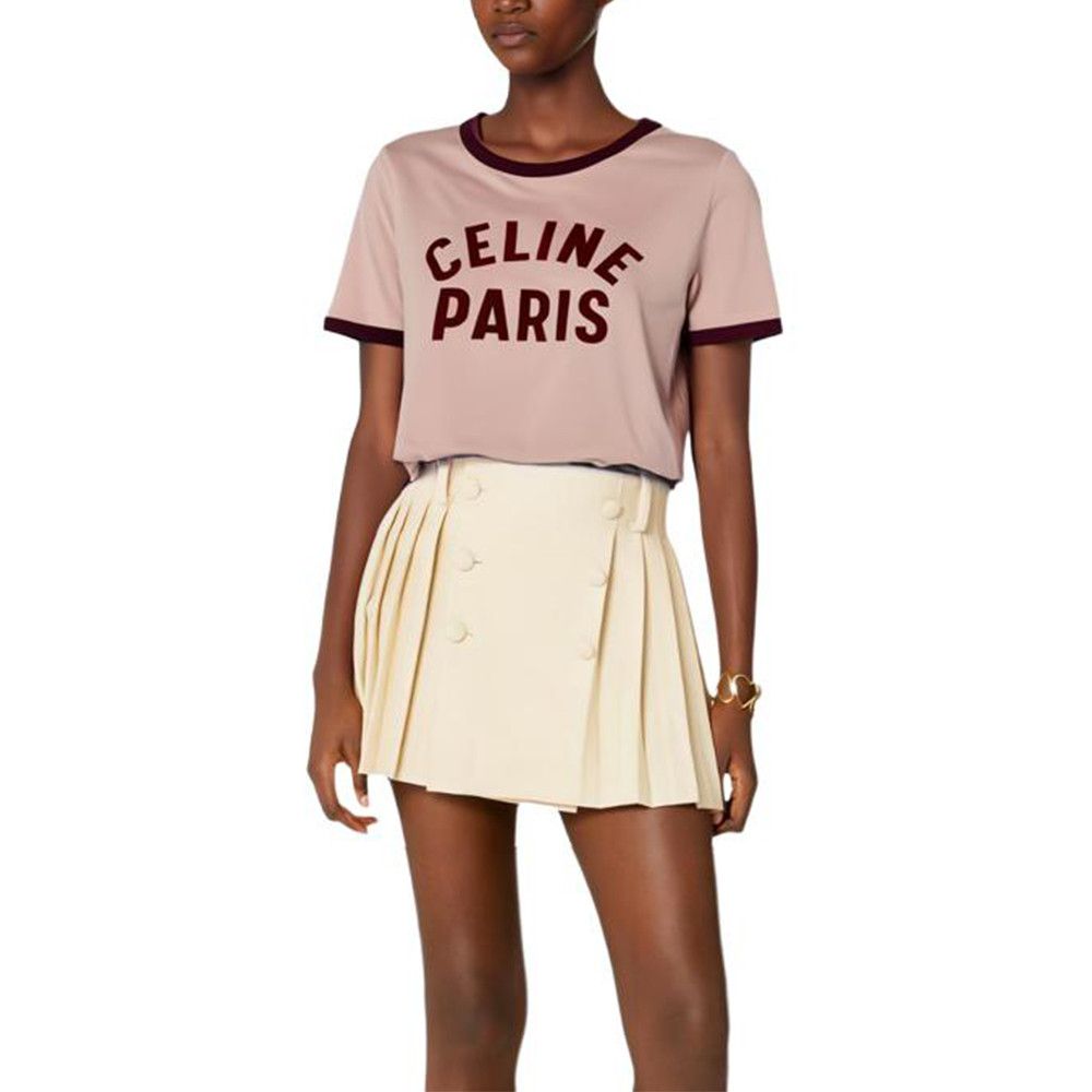Celine Celine Logo Print Short Sleeve T-Shirt Size S Size S / US 4 / IT 40 - 5 Thumbnail