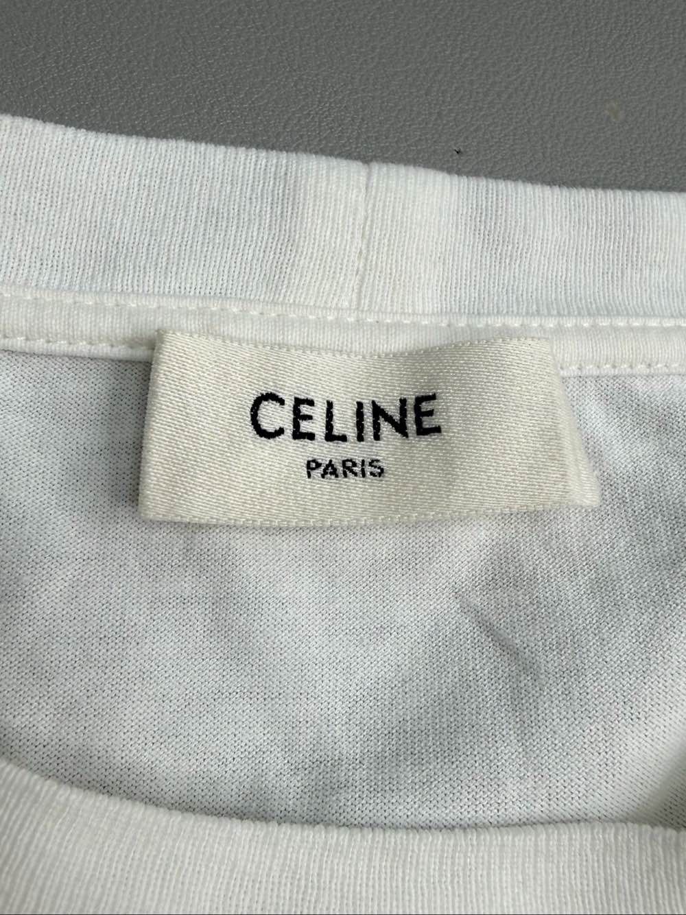 Celine Celine Triomphe Logo T-Shirt Size S Size US S / EU 44-46 / 1 - 3 Thumbnail