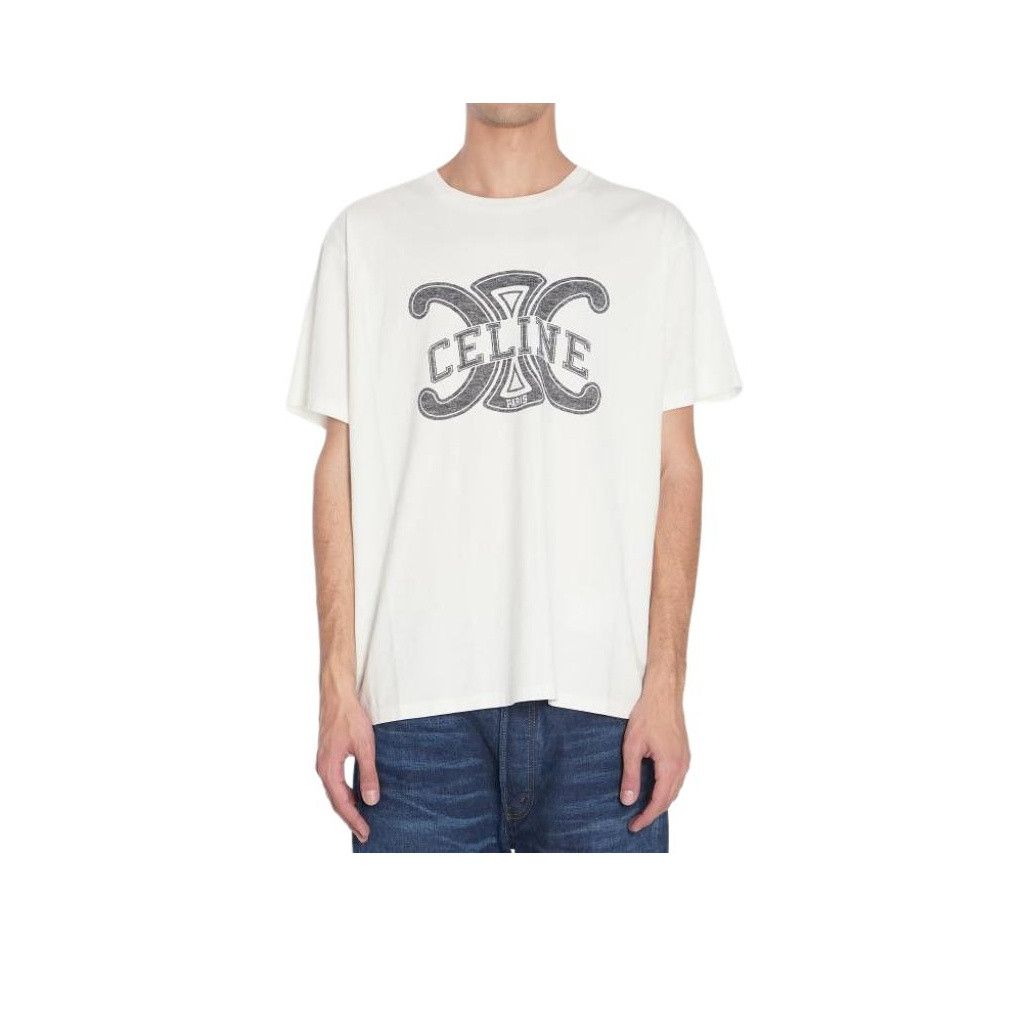 Celine Celine Triomphe Logo T-Shirt Size S Size US S / EU 44-46 / 1 - 5 Thumbnail