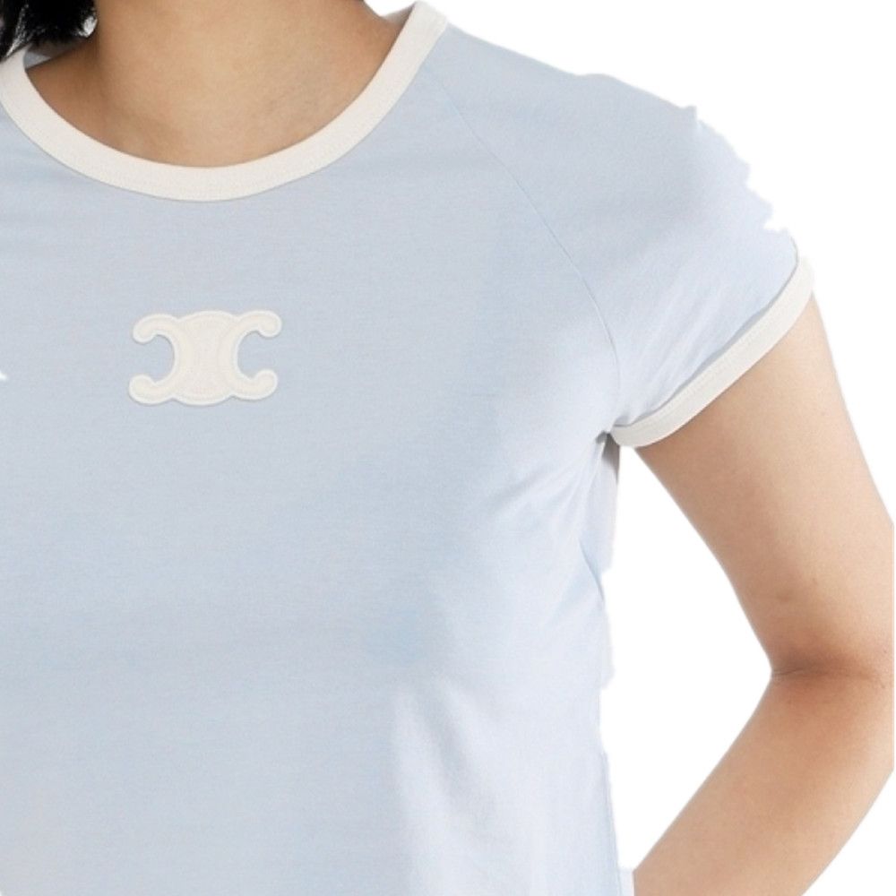 Celine Celine Triomphe Logo T-Shirt Size S Size S / US 4 / IT 40 - 7 Thumbnail