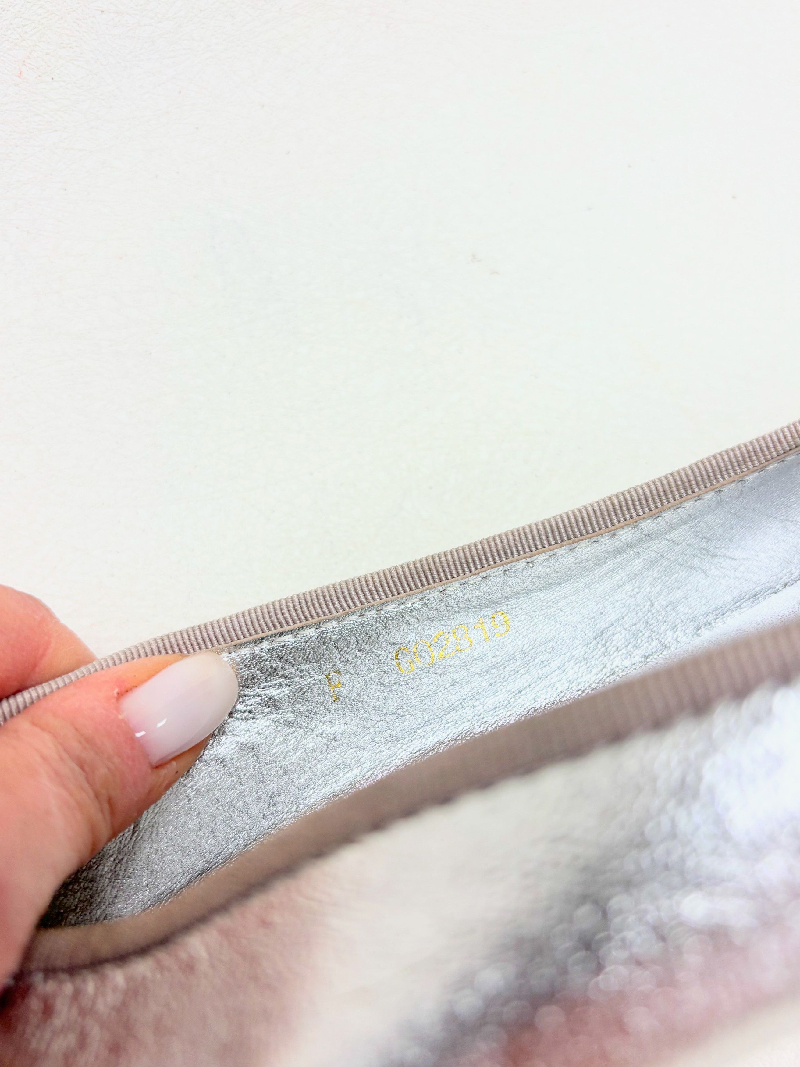 Chanel Ballerines Cuir Argent Size US 8 / IT 38 - 6 Thumbnail