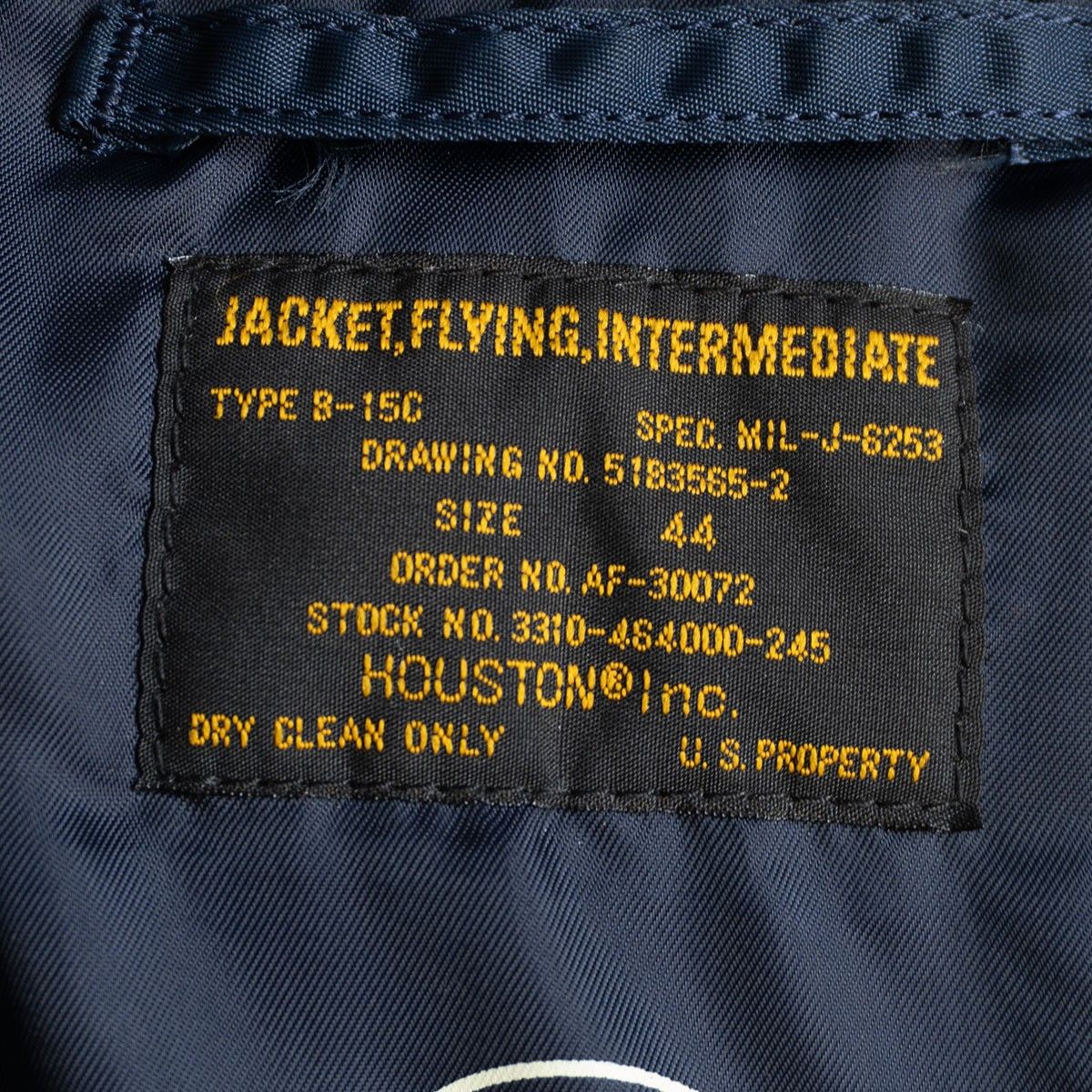 Vintage HOUSTON B-15C FLIGHT JACKET Size 44 Size US S / EU 44-46 / 1 - 7 Thumbnail