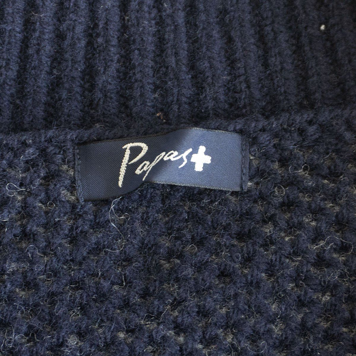 Vintage PAPAS PLUS Bird's eye knit jacket Size LL Size US XL / EU 56 / 4 - 3 Thumbnail