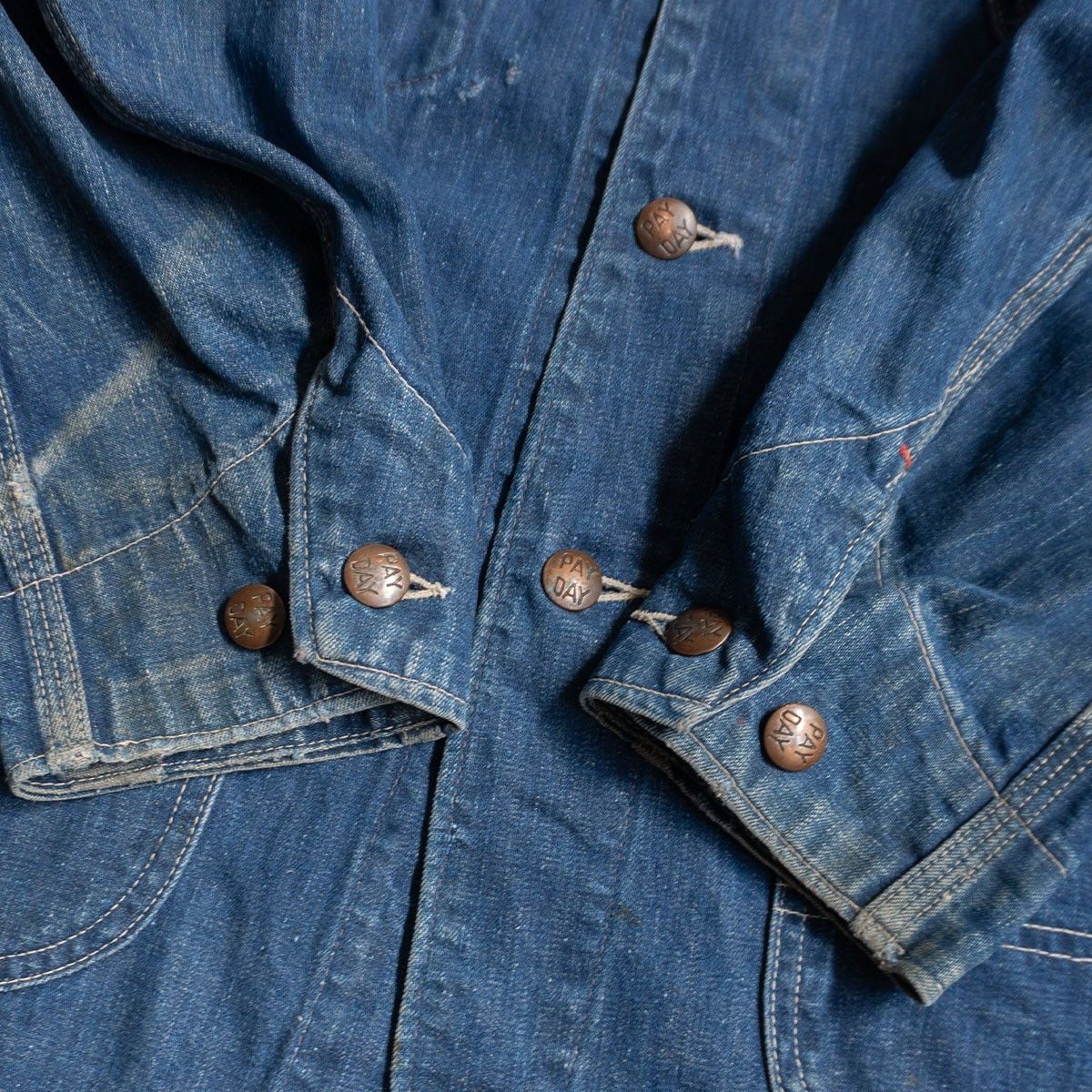 Vintage PAY DAY 50 Raglan Denim Coverall Size US XXL / EU 58 / 5 - 7 Thumbnail