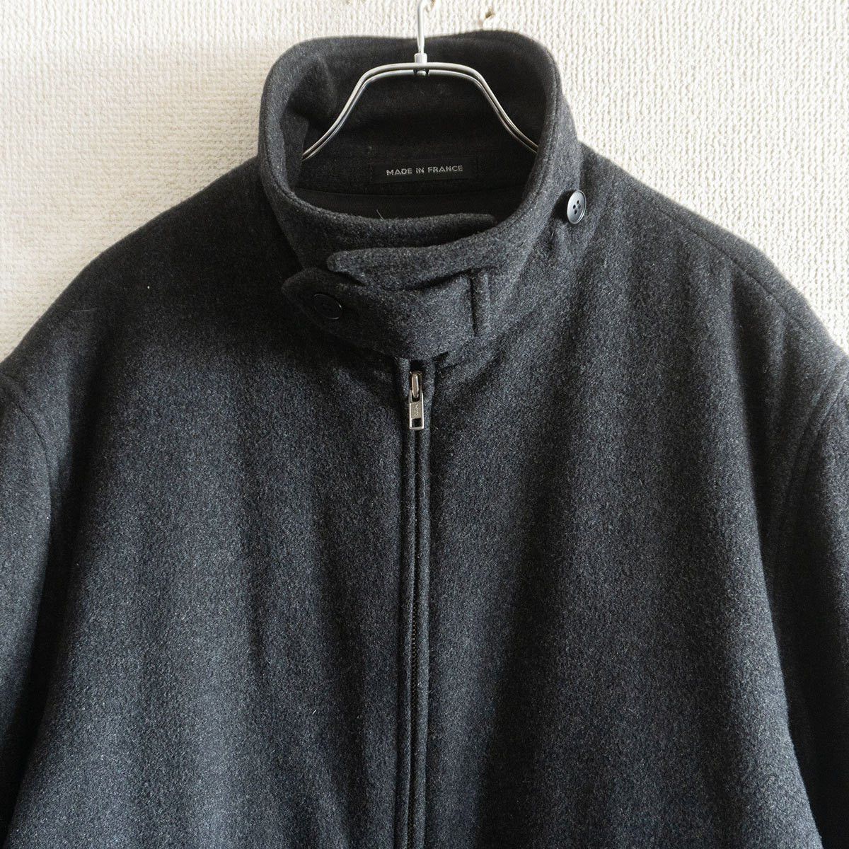 Vintage agnes b. homme Wool zip jacket Gray Size 2 Size US M / EU 48-50 / 2 - 4 Thumbnail